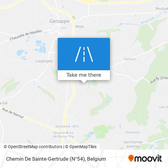 Chemin De Sainte-Gertrude (N°54) plan