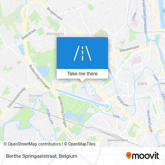 Berthe Springaelstraat map