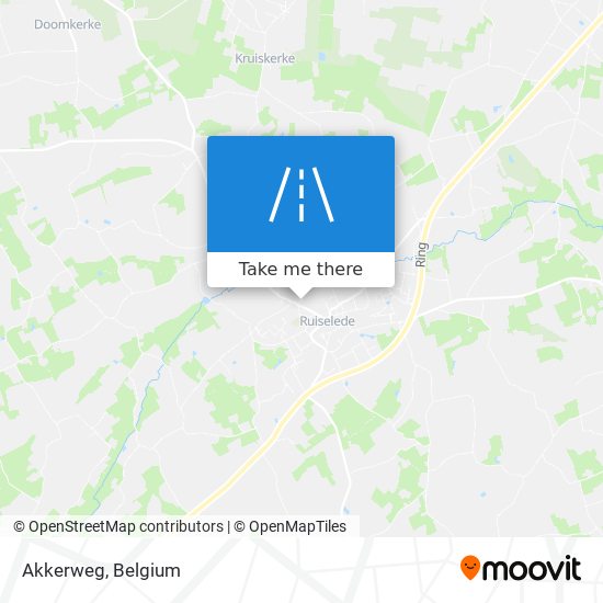 Akkerweg map