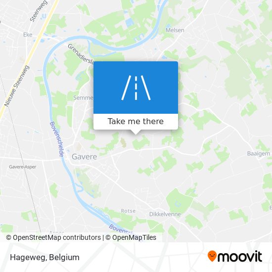 Hageweg map