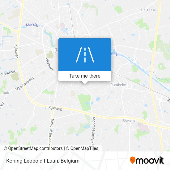 Koning Leopold I-Laan plan