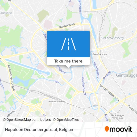 Napoleon Destanbergstraat map