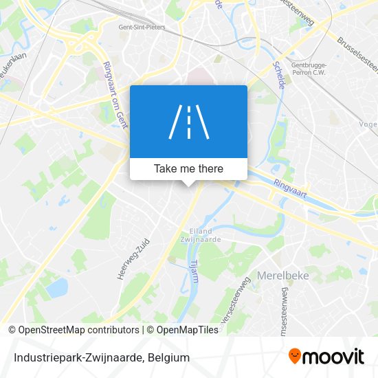 Industriepark-Zwijnaarde map