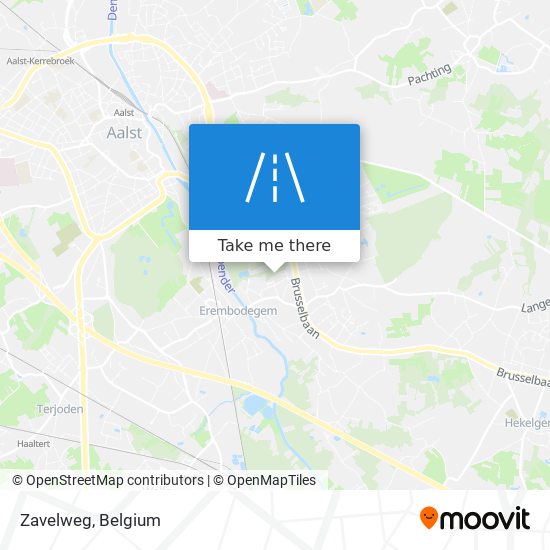 Zavelweg map