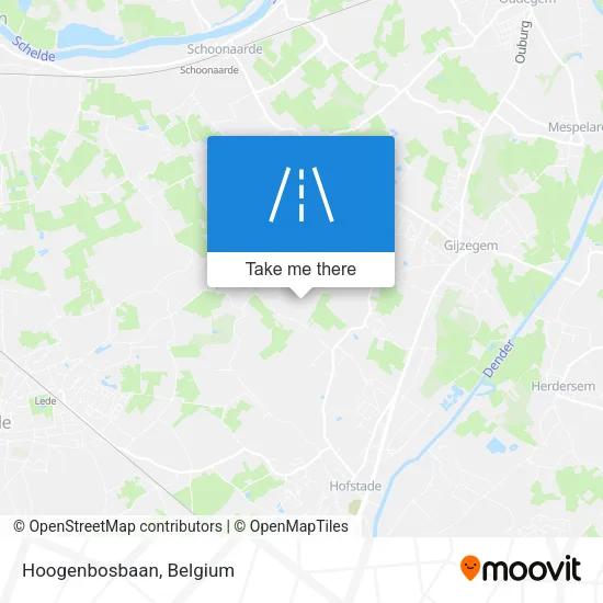 Hoogenbosbaan map