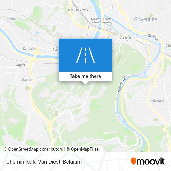 Chemin Isala Van Diest plan