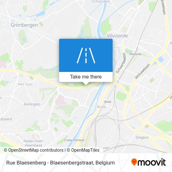 Rue Blaesenberg - Blaesenbergstraat map