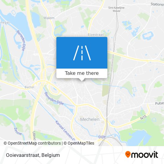 Ooievaarstraat map