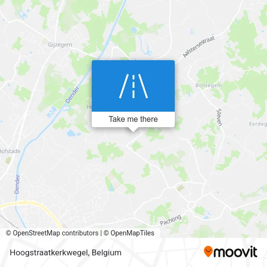 Hoogstraatkerkwegel map