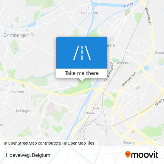 Hoeveweg map