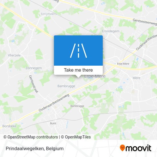 Prindaalwegelken plan