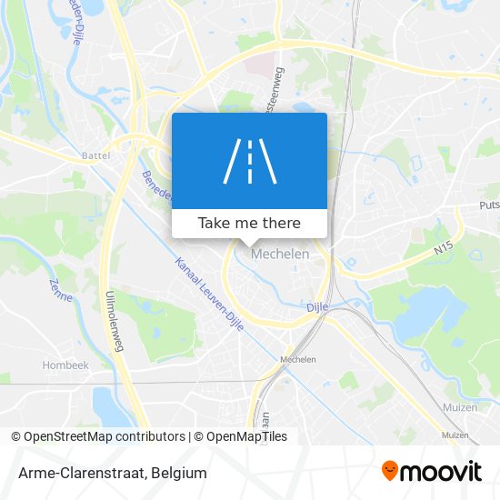 Arme-Clarenstraat map