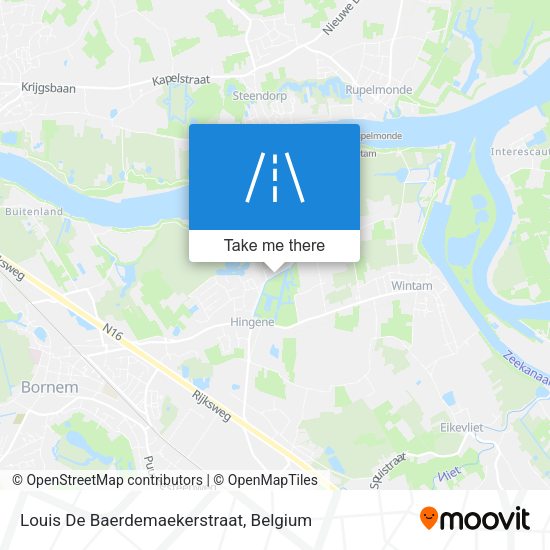 Louis De Baerdemaekerstraat plan
