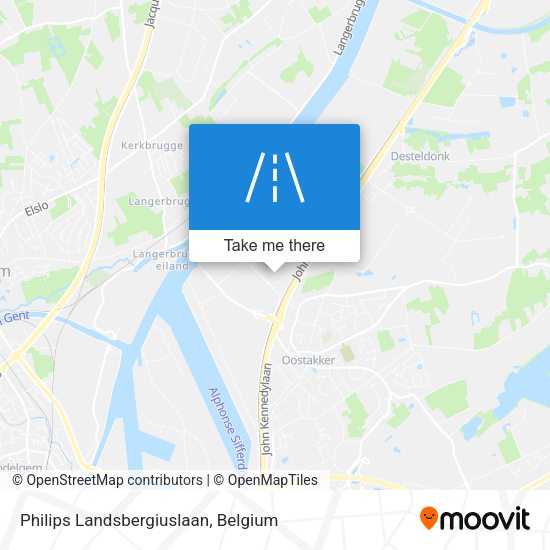 Philips Landsbergiuslaan map