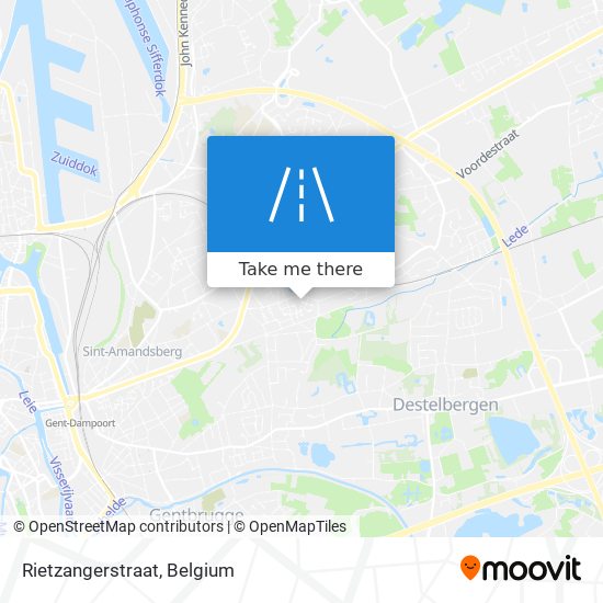 Rietzangerstraat map