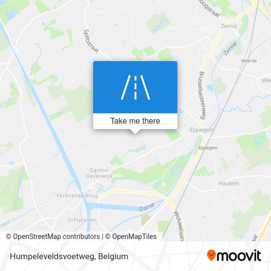 Humpeleveldsvoetweg plan