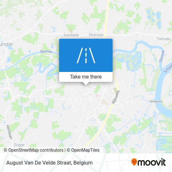 August Van De Velde Straat map