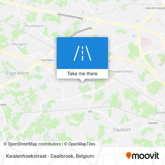 Kwalenhoekstraat - Daalbroek map