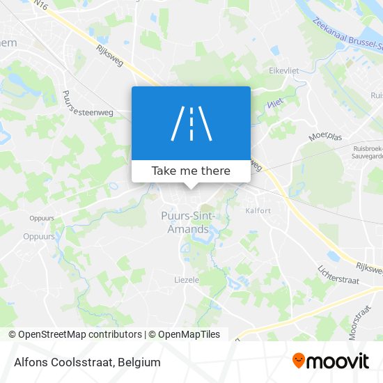 Alfons Coolsstraat map