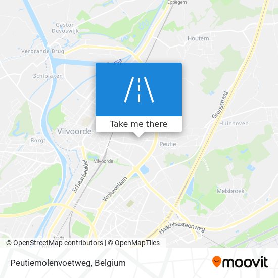 Peutiemolenvoetweg plan