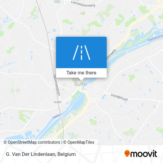 G. Van Der Lindenlaan map