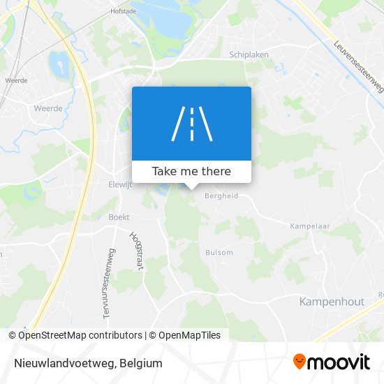 Nieuwlandvoetweg plan