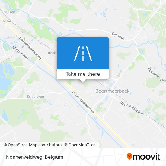 Nonnenveldweg map