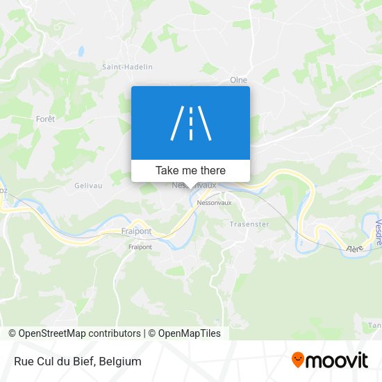 Rue Cul du Bief plan