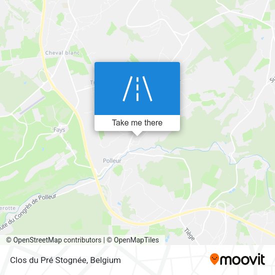 Clos du Pré Stognée plan