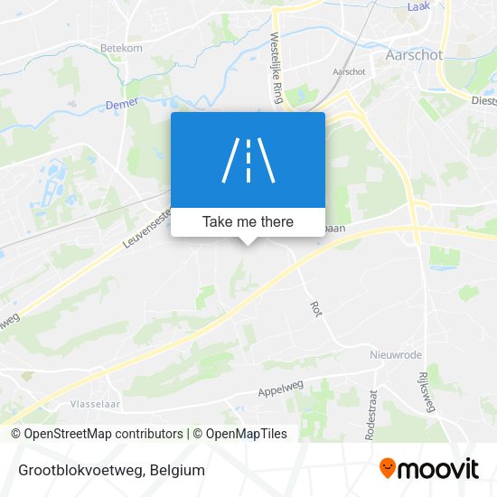 Grootblokvoetweg plan