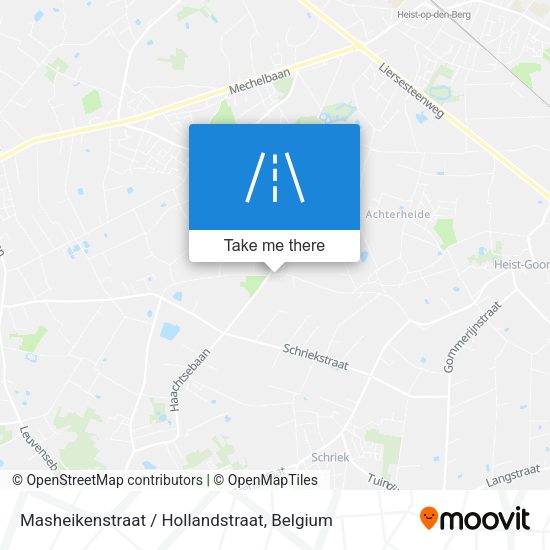Masheikenstraat / Hollandstraat map