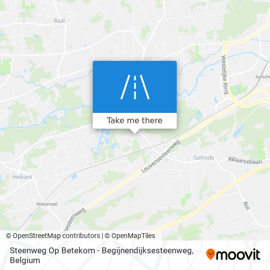 Steenweg Op Betekom - Begijnendijksesteenweg plan