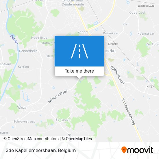 3de Kapellemeersbaan plan