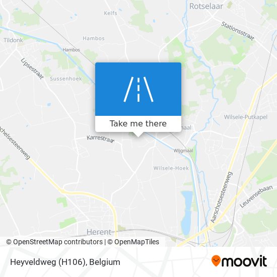 Heyveldweg (H106) plan
