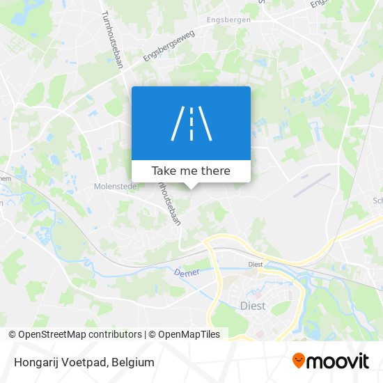 Hongarij Voetpad map