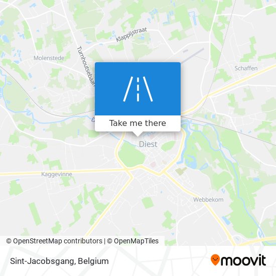 Sint-Jacobsgang map