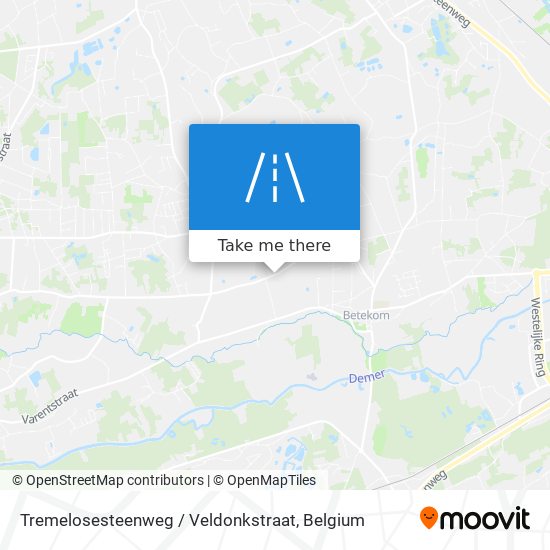 Tremelosesteenweg / Veldonkstraat plan