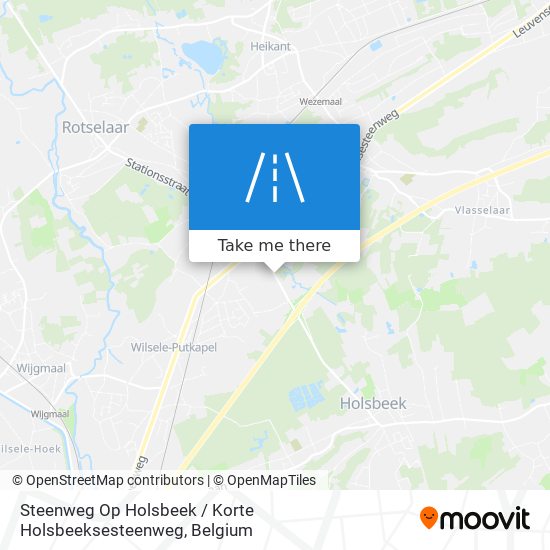 Steenweg Op Holsbeek / Korte Holsbeeksesteenweg map