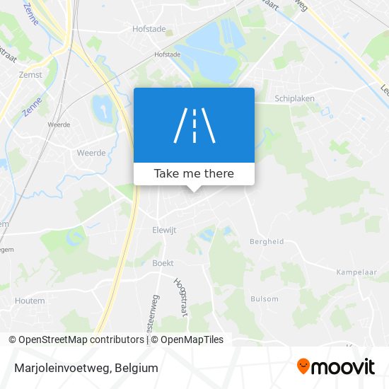 Marjoleinvoetweg map