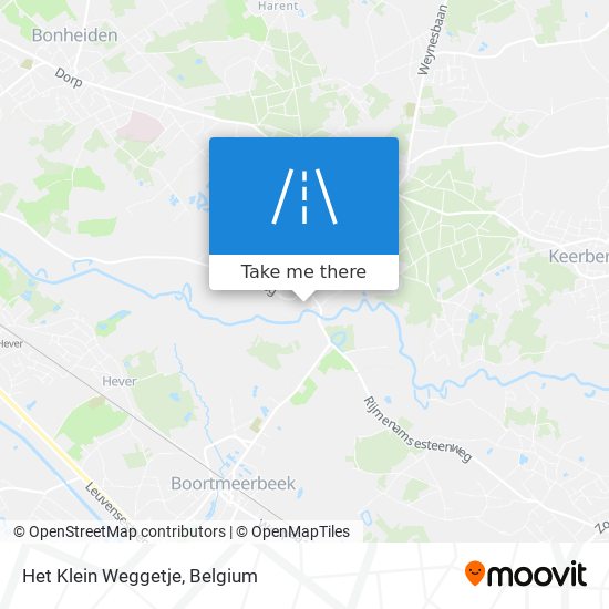 Het Klein Weggetje plan