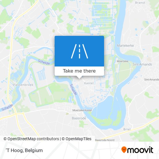 'T Hoog map