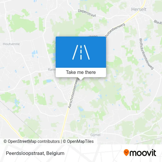 Peerdsloopstraat map