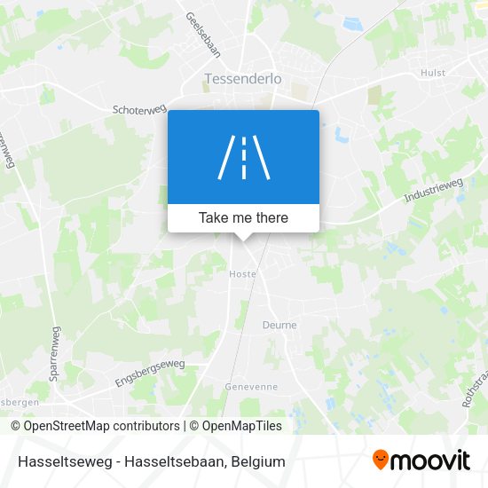 Hasseltseweg - Hasseltsebaan plan