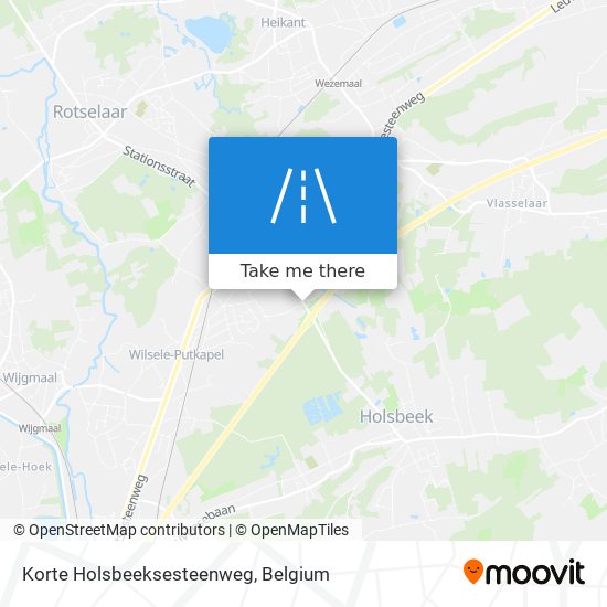 Korte Holsbeeksesteenweg plan