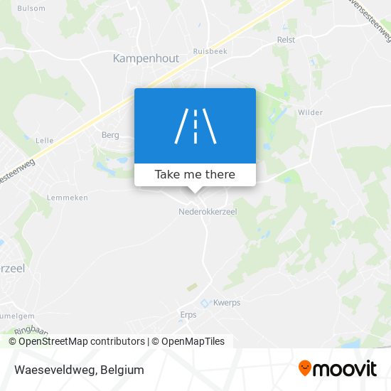 Waeseveldweg map