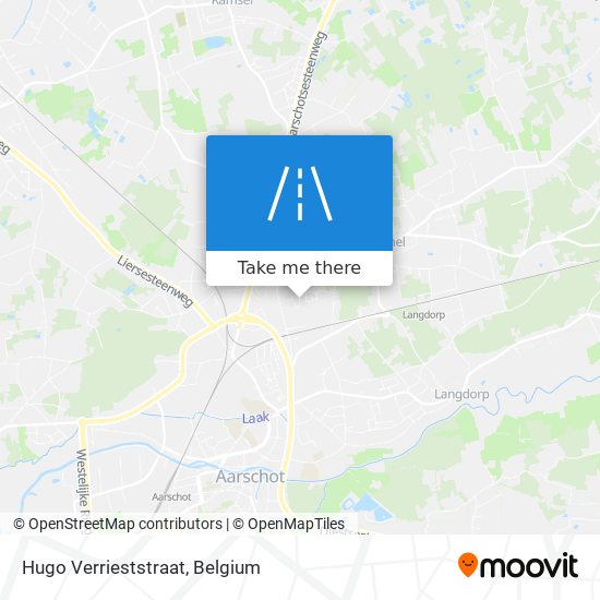 Hugo Verrieststraat map