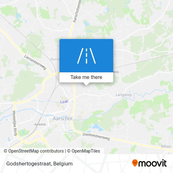 Godshertogestraat map