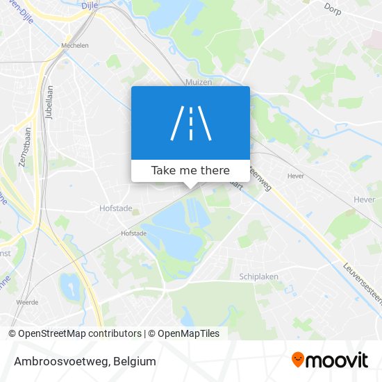 Ambroosvoetweg map