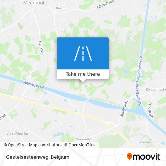 Gestelsesteenweg plan