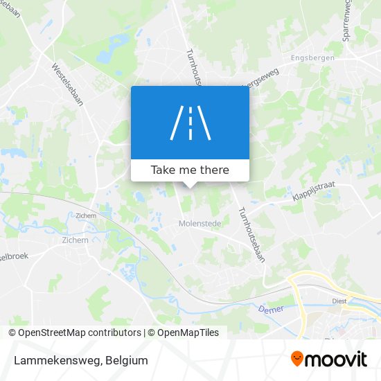 Lammekensweg map